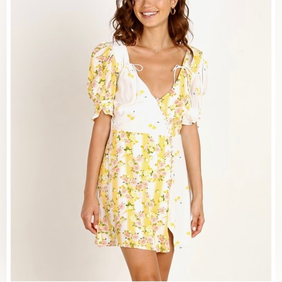 For Love and Lemons Savannah Wrap Mini Dress - Picture 3 of 9